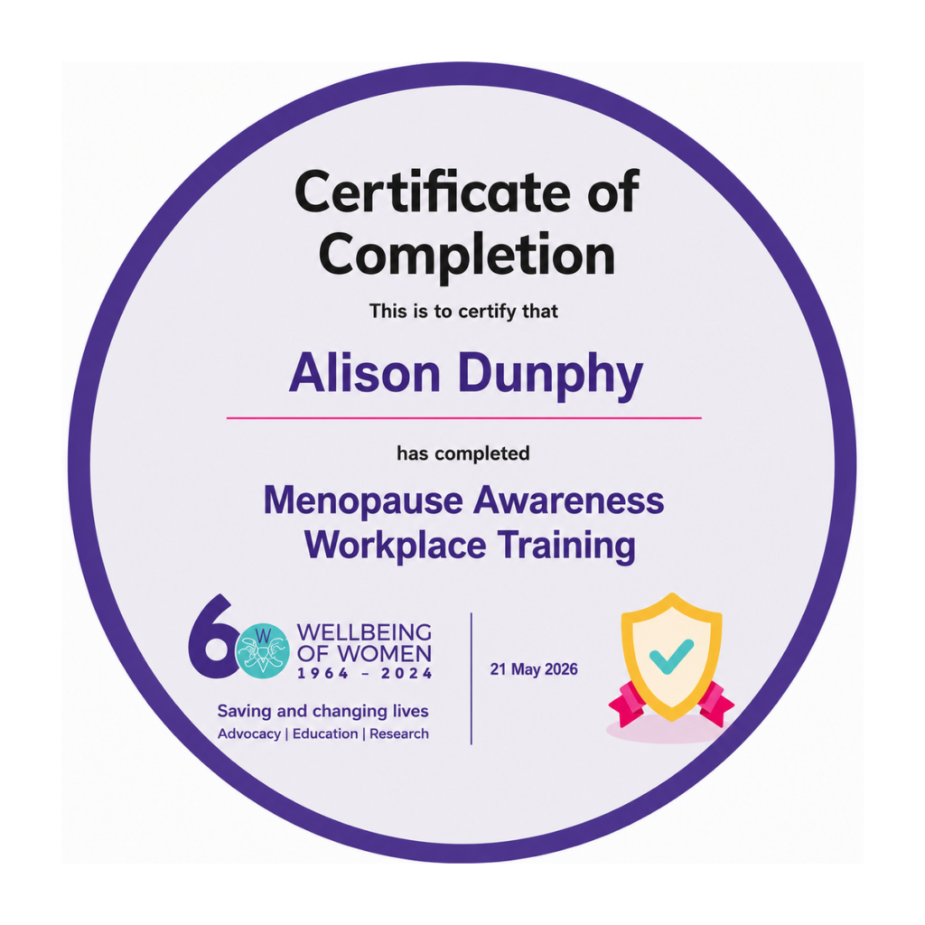 CPD certified menopause training